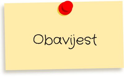 Obavijest za roditelje