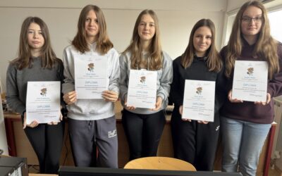 Pet zlatnih diploma natjecanja “Dabar”