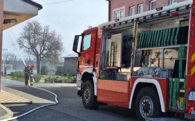 Vježba evakuacije i spašavanja u Oš Ivan Lacković Croata Kalinovac