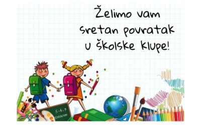 Novo školsko poglavlje počinje!!